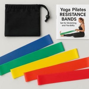5 Yoga Pilates Resistance Bands Set for Stretching and Flexibility