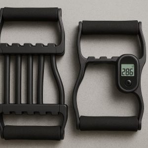7 Adjustable Resistance Bands with Digital Tension Measurement Display